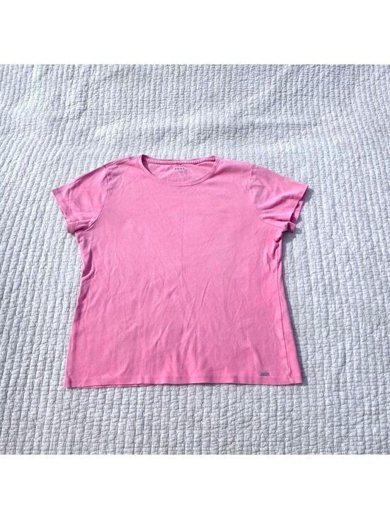 Dkny Tops - DKNY Pink Barbiecore Bubblegum Cotton T-shirt sz XL